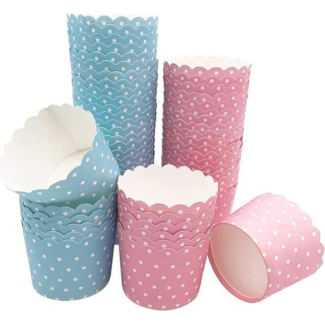 50 caissettes de cuisson en papier, idéales pour les fours domestiques (DXGHC), un accessoire fonctionnel pour la maison et la cuisine.-AquaForge (1/5)