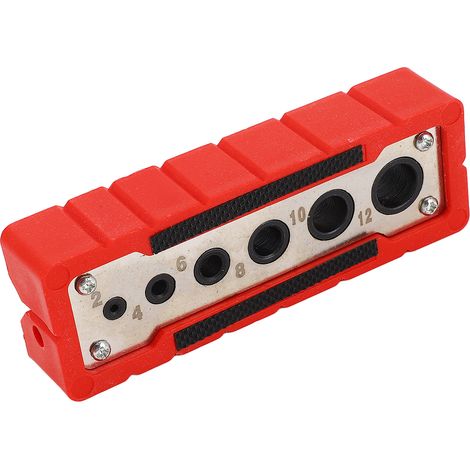 Guía de perforación portátil para carpintería (de 2 a 12 mm) - Guía de perforación para espigas (1/5)