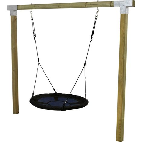 Plus Schaukelgestell Cubic inkl. Schaukelnest 268 x 209 cm Spielhäuser & Spieltürme