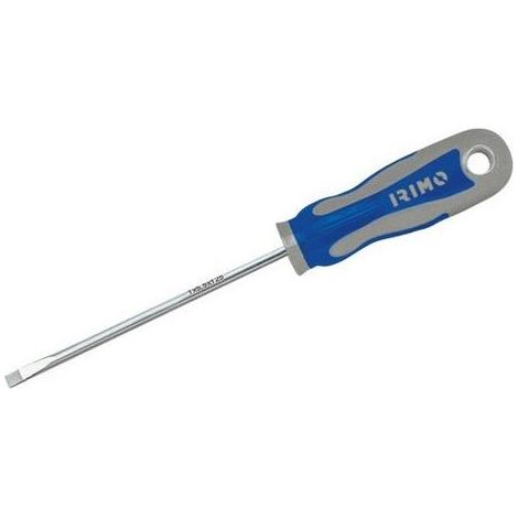 IRIMO - Tournevis pour vis à fente, idéal pour électricien - Pointe: 1 X 5,5mm - Lame: 125 mm