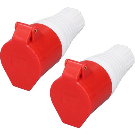 Connecteur industriel étanche IP44 5 broches 2 pièces pour prise électrique distillerie 220-380V 240-415V (1/5)