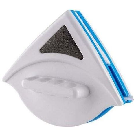Nettoyeur de vitres magnétique Double face essuie-glace magnétique planeur magnétique brosse de nettoyage outil verre lavage outil de nettoyage brosse 1 pièces-bleu/blanc