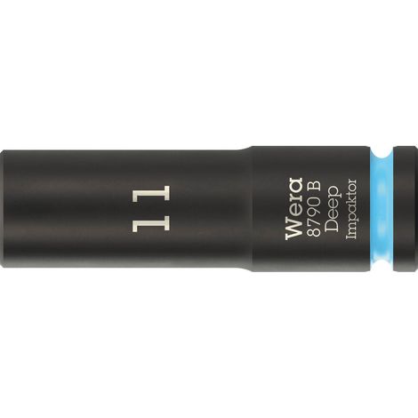 Vaso de impacto 8790 B Impaktor Deep 3/8 pulgadas 11mm L.63mm WERA (1/5)