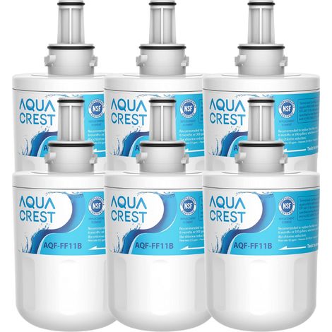 AQUA CREST DA29-00003G Filtre à Eau, Remplacement pour Samsung Aqua Pure Plus DA29-00003G-lot de 6
