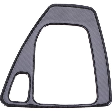 Pour BMW Série 3 E90 E92, garniture intérieure, autocollant de cache de panneau de commande de levier de vitesse en fibre de carbone, style voiture conduite à droite (1/5)