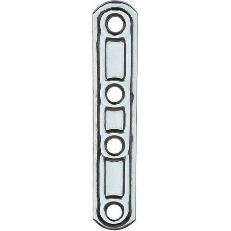 Piastra Diritta Inox 4 Fori Art.163In 60 Mm - 20 Pz