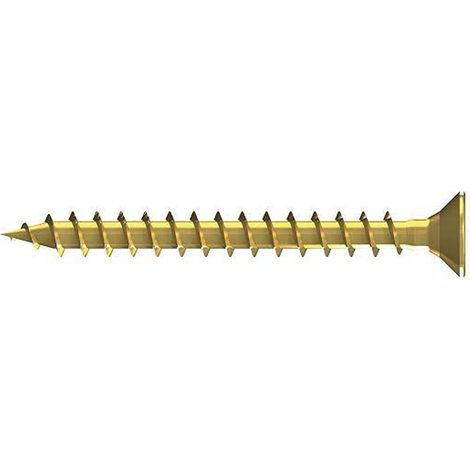 Vis à bois pour panneaux d'aggloméré tête fraisée torx 3,5x16mm en bôite de 1000 - REISSER - 34532/3