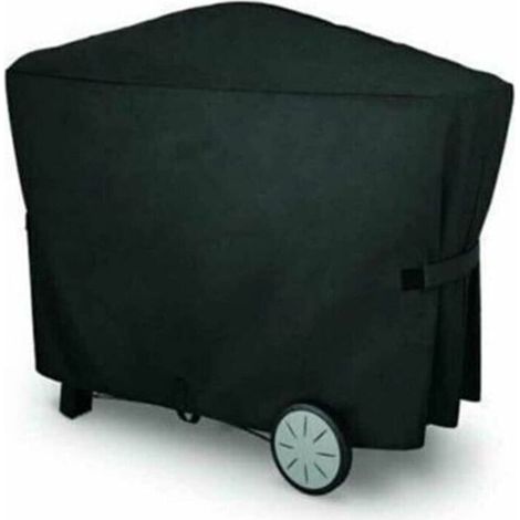 Gasgrillabdeckung, Grillplane 112,4 x 64,1 x 95,6 cm, Schutzhülle für den Außenbereich, wasserdichtes Sonnenschutzgewebe, Grillabdeckung für Weber, Schwarz