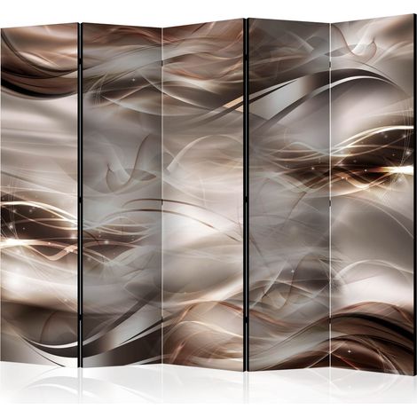 Paravento - Umber Waves II [Room Dividers] - 225x172 (1/4)