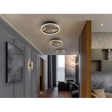 PLAFÓN STONE LED NEGRO 40D (1/3)