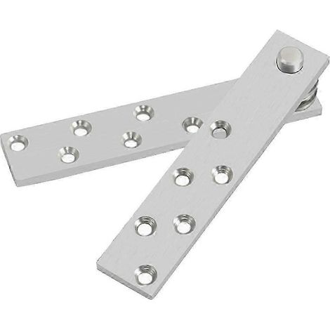 Charnière invisible pour porte domestique, axe robuste, pivot en acier inoxydable, pour meubles, rotation à 360° WHBYV (1/4)