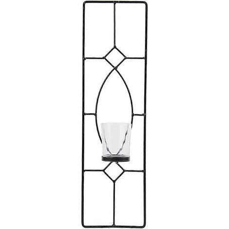 Wandkerzenhalter aus Metall, Teelichthalter, Wanddekoration für Wohnzimmer, Badezimmer, Esszimmer