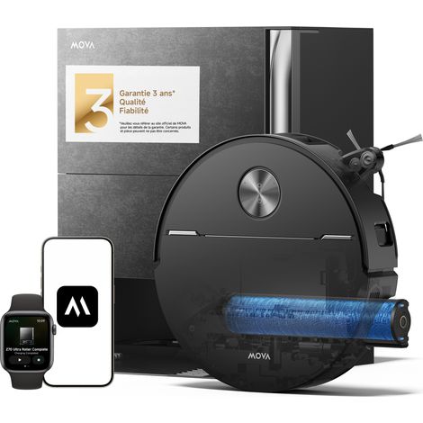 MOVA Z70 Ultra Roller Complete Saugroboter 36.000 Pa mit HydroForce™ 2.0, Absaugstation und selbstreinigendem Mopp