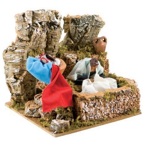 Pastore per Presepe in Movimento 17x17 cm La Lavandaia 79006 (1/2)
