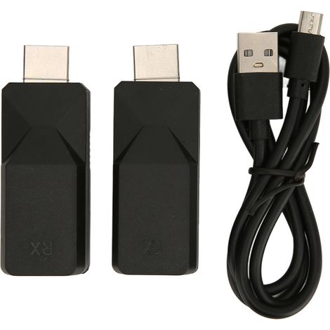 Extenseur de Câble HDMI vers RJ45 Portée de 60m Transmission Réseau HD (1/5)