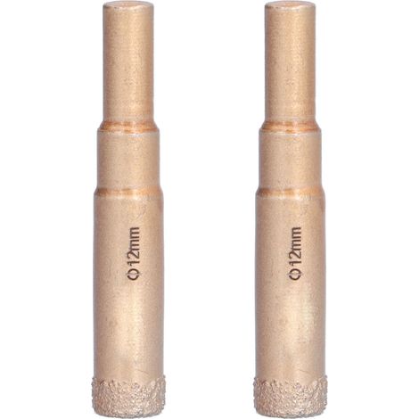 Forets Diamantés 12mm pour Verle, Céramique, Marbre - 2 Pièces pour Perçage Précis (1/5)