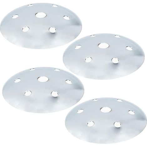 Plaque De Couverture De Plafond 8X8X1Cm Accessoires Suspension Luminaire Fixation Plafonnier Base De Lampe De Bureau (1/5)
