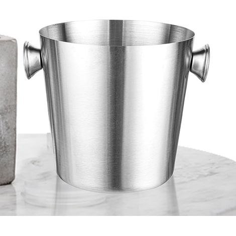 Seaux à Glace pour Fêtes - Bac à Boissons 2L - Conteneur Isotherme en Acier (1/5)