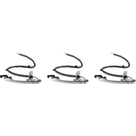3X LT13-59-410 Manija de puerta delantera izquierda cromada de repuesto para CX-7 CX7 6 8 (1/5)