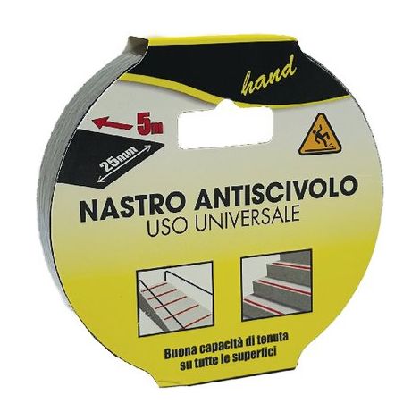NASTRO ANTISDRUCCIOLO ADESIVO - H.MM 25 MT 5- 6 pezzi
