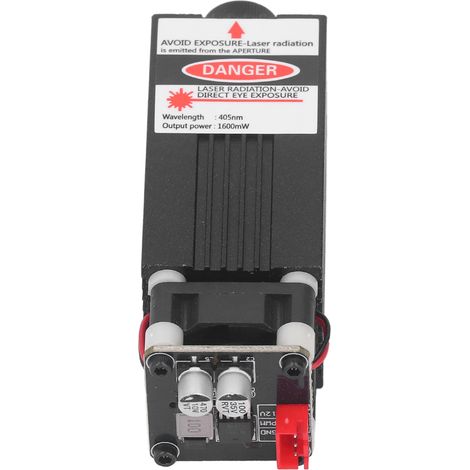 Kit module laser 1,6 W à mise au point réglable pour machine de gravure CNC de bureau, graveur DIY (1/5)