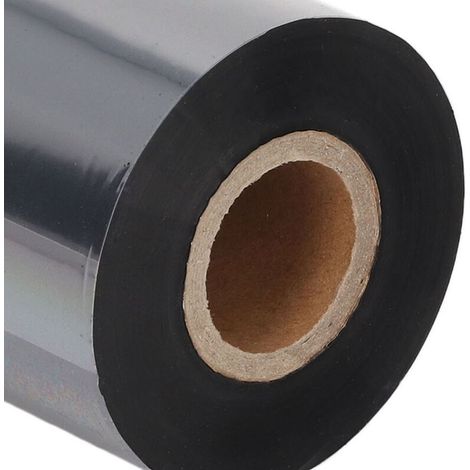 Autocollant d'étiquette de ruban de transfert thermique, accessoire d'impression de codes à barres pour imprimante 110mm x 300m/4,33 pouces x 984,25 pieds (1/5)