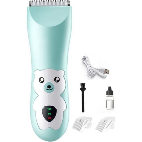 Tondeuse À Cheveux - Bébé - Sans Fil - Silencieuse - 12 V - ABS - 1 Pièce (1/4)