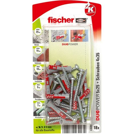 Fischer 18x DUOPOWER 5X25 S PH - 535251