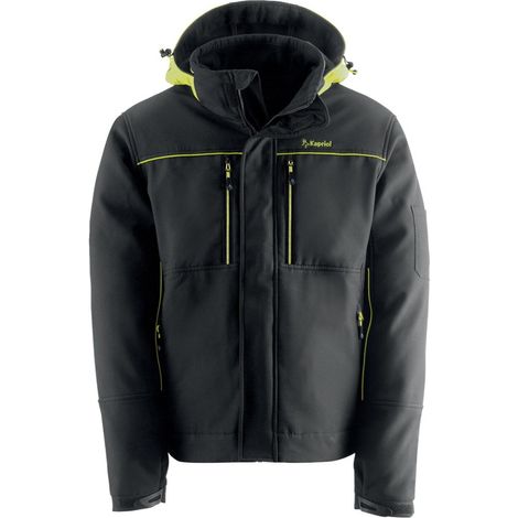 Giacca da lavoro imbottita Kapriol Dynamic softshell - XL - Nero (1/3)