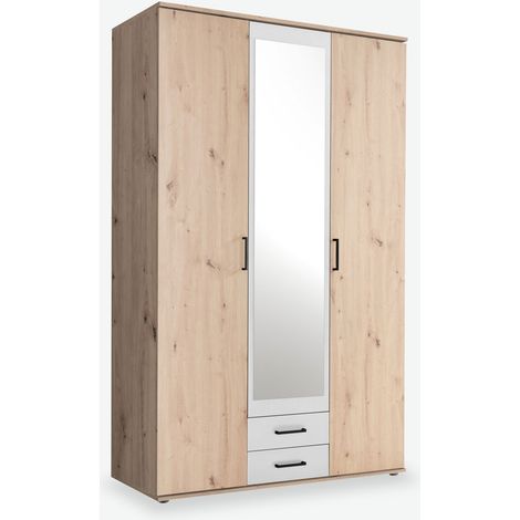 Cremona Legno laminato - bianco opaco / quercia Artisan (1/5)