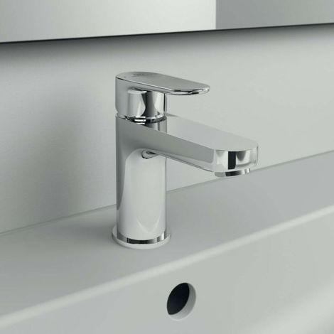 Ideal Standard Cerafine O mitigeur lavabo BC698AA H80, avec garniture de vidage , chromé (1/7)