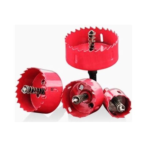 Scie Cloche 18mm M42 Scie-cloches Bi-Métal Trepan Universelle Scie Cloche Bois Avec Hexagonale Adaptateur Pour Fer Aluminium, Cloison Sèche, Tuyau, Plastique métaux 1pcs-- (1/4)