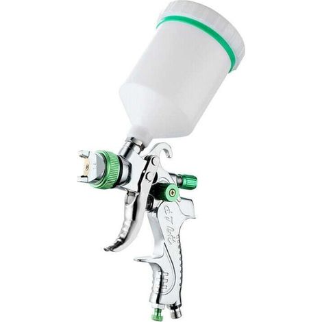 Pistolet À Peinture - HVLP Gravité - Pointe 1,4 Mm - Acier Inoxydable - Pour Meubles Automobile Et Mur - 1 Pièce (1/5)