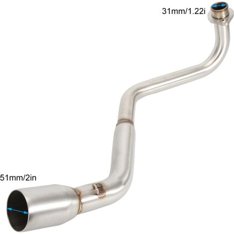 Geeignet zur Aufrüstung Ihrer HONDA MSX125 mit diesem Auspuffsystem mit Verbindungsrohr.