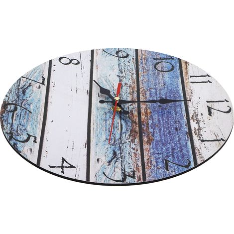 Horloge Murale Vintage Silencieuse - Décoration pour Salon et Bureau (Modèle Rétro) (1/5)
