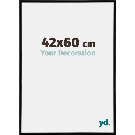 yd. - Cadre photo 42x60 - Noir Brillant - Plastique - Annecy (1/5)