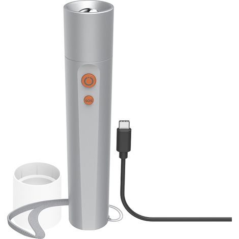 HAMA LED-Taschenlampe FL350-C, aufladbar, 4 Modi + SOS