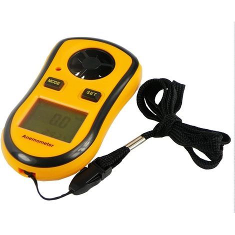 Digital anemometer, portable anemometer, air speed and temperature measurement