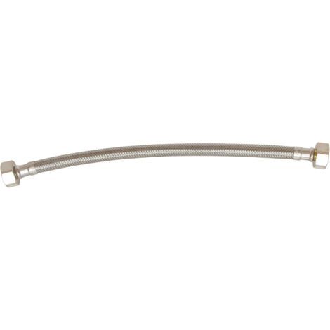 Sollbry Flexible sanitaire 1/2" avec 2 écrous tournants, longueur 300mm, en acier inoxydable et EPDM, facile à installer (1/4)
