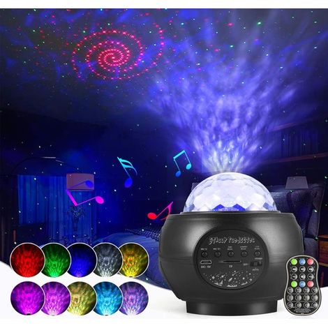 Lampe Projecteur LED Étoile,Starry Projector Light Avec 27 Modes & Télécommande & Timer & Enceinte & Bluetooth,Lampe Projecteur Led Etoile (1/5)