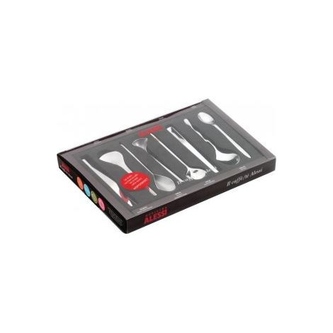 Alessi Il caffè Kaffeelöffel Edelstahl 8 Stück(e)