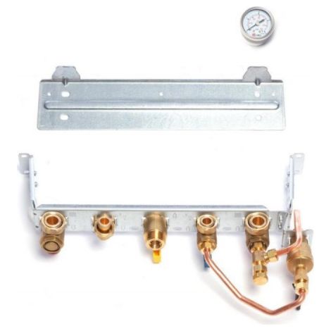 Atlantic – Barrette de raccordement pour chaudière gaz à condensation Naia Micro et Naema Micro – Filetage entrée 1/2" – Longueur 95 mm – Fixation rapide (1/3)