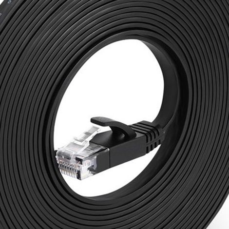 Câble Ethernet CAT6 30m 1000Mbps pour PC, Routeur, Xbox, PS5 et Switch (1/2)