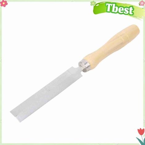 Tbest Fichier rhombique diamant Rhombic File Wooden Handle Metal Glass Grinding Woodworking quincaillerie 4 pouces (100 mm) (1/5)