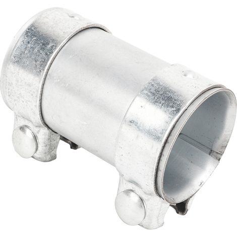 Raccord de tuyau d'échappement 2,5 pouces, connecteur en alliage métallique lourd, collier double, adaptateur de tube (1/5)
