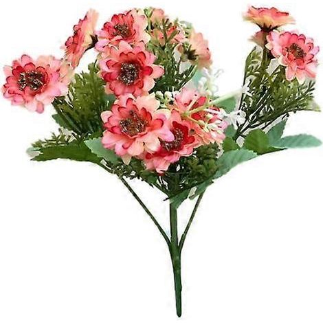 fleur artificielle marguerite pour jardin, décoration DIY pour scène, fête, maison, mariage, festivalrose rouge (1/5)