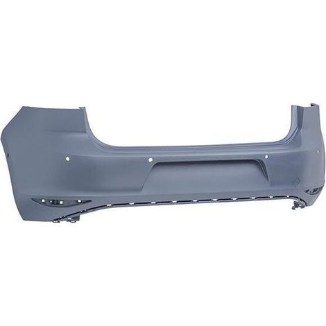Pare-choc arrière à peindre avec 6 trous radars Volkswagen Golf 7 phase 1 2012-2017 PREMIUM