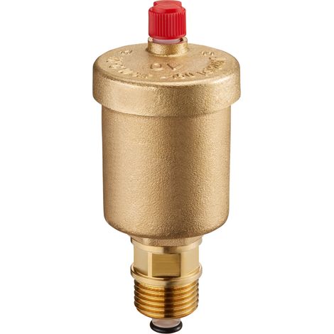OVENTROP Purgador rápido PN 10, con automático de cierre DN 15, G 1/2, latón, 1088304