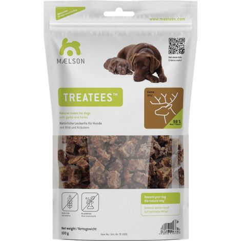 Maelson Treatees Wild Hundeleckerlis, 100 g - die gesunde Belohnung für Hunde