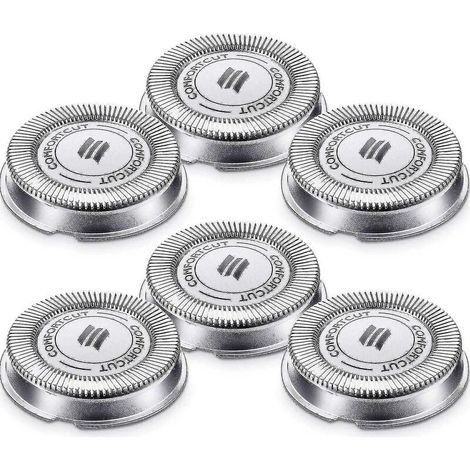 Lot de 6 têtes de rasoir Sh30 pour rasoir électrique Philips 1000, 2000 - (1/5)